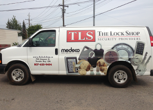 The Lock Shop Company Van